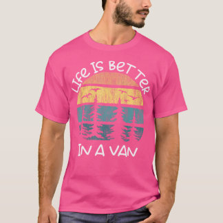 Reselivet är bättre i en Van Camping T Shirt