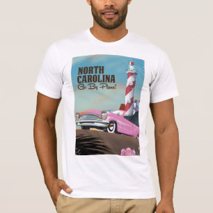 Resemålning för North Carolina fyr T Shirt