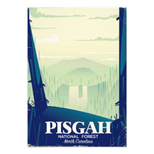 Resemålning för North Carolina Pisgah nationalpark Fototryck