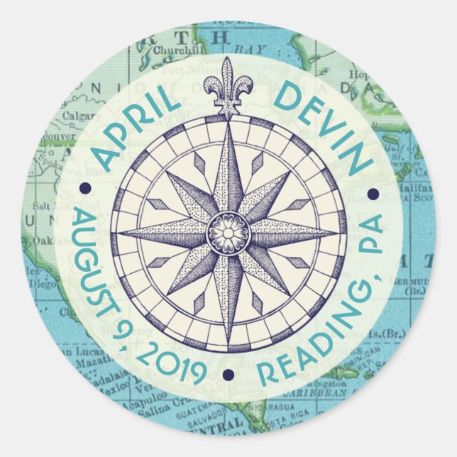 Resemang Invitation Suite Klistermärke (Framsida)