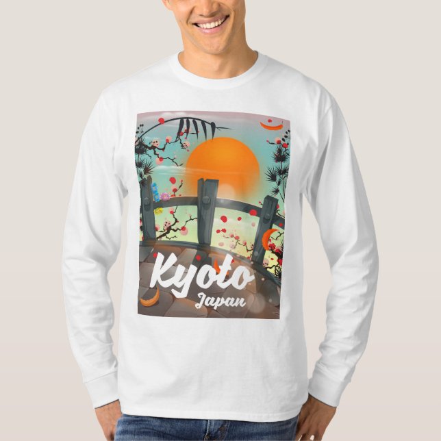 Resematerial för Kyoto Japan T Shirt (Framsida)