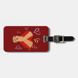 Resemedföljande bagagemärkning bagagebricka