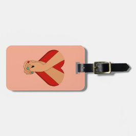 Resemedföljande bagagemärkning bagagebricka