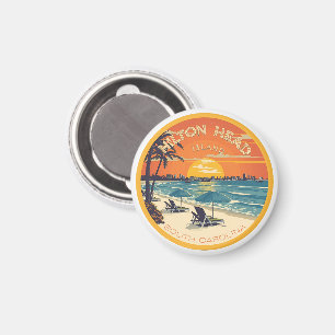 Reseminnelser från Hilton Head Islands fyr i form Magnet