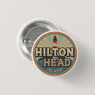 Reseminnelser från Hilton Head Islands fyr i vinta Knapp