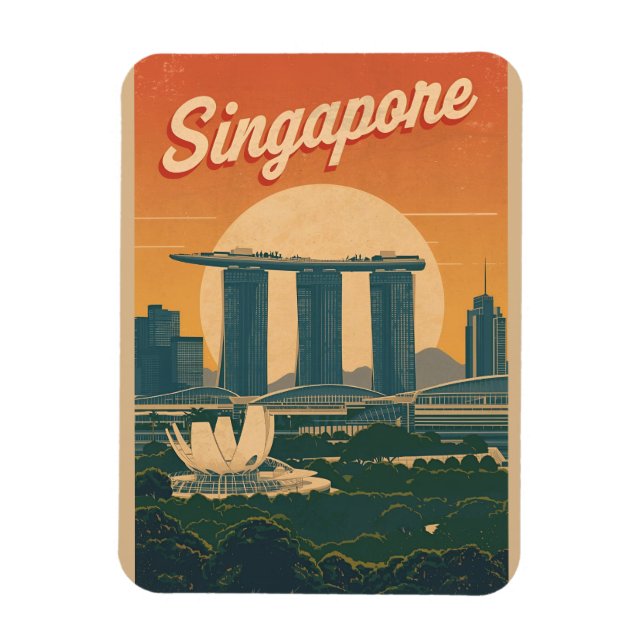 Reseminskick Singapore Marina Bay Sands presenter Magnet (Vertikal)