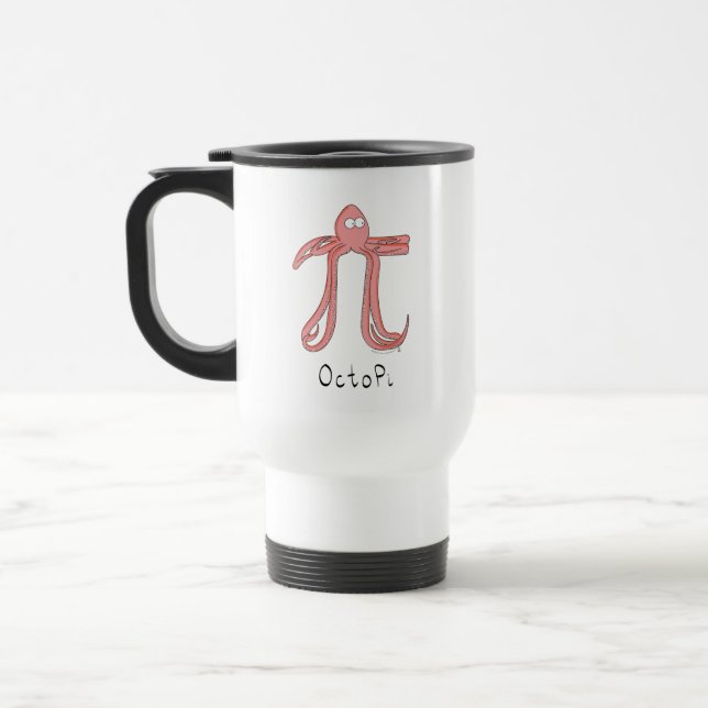 Resemugg av bläckfiskkaffe, Cute Math Pi Day Coffe (Vänster)