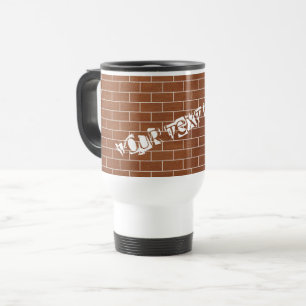 Resemugg av brickvägg med Anpassningsbar