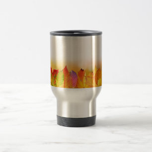 Resemugg av rostfritt stål hösten.