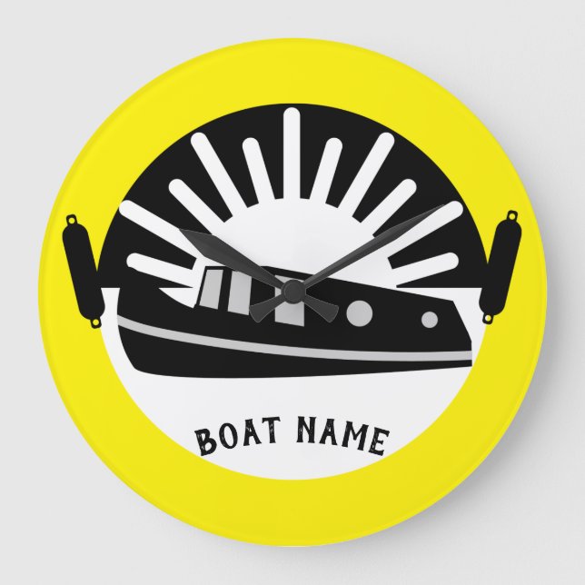 Resemugg av smalbåtskanalen Boat Living Doormat Tr Stor Klocka (Framsida)