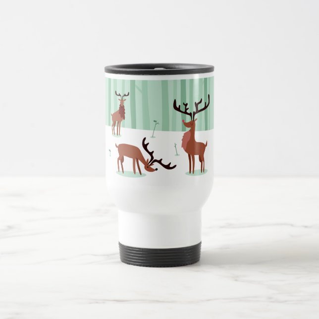Resemugg för eget namn för Cute Reindeers (Center)