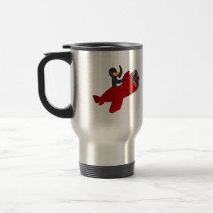 Resemugg för flygande penguin-tecknad