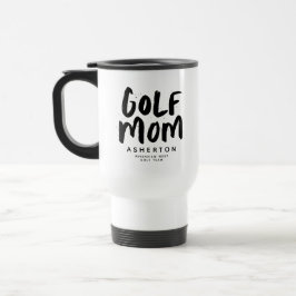 Resemugg för svart personlig av Golf mamma-trendig