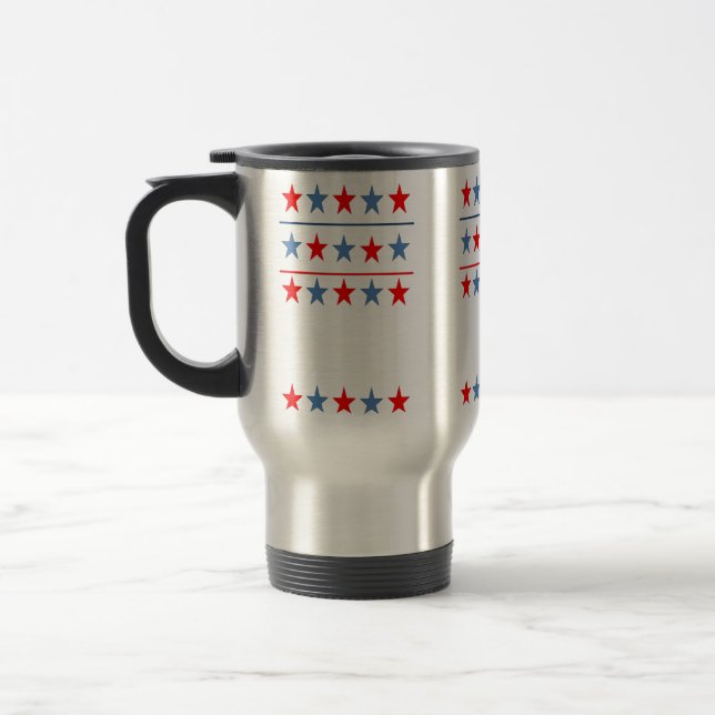 resemugg med amerikanska flaggans stjärnor (Vänster)