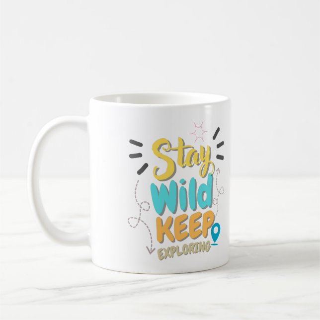 Resemugg med citat  kaffemugg (Vänster)