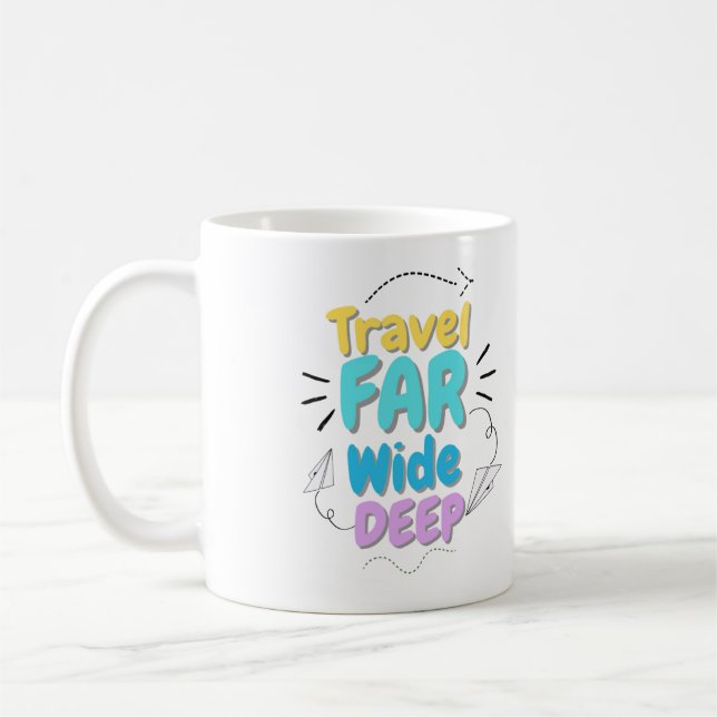 Resemugg med citat kaffemugg (Vänster)