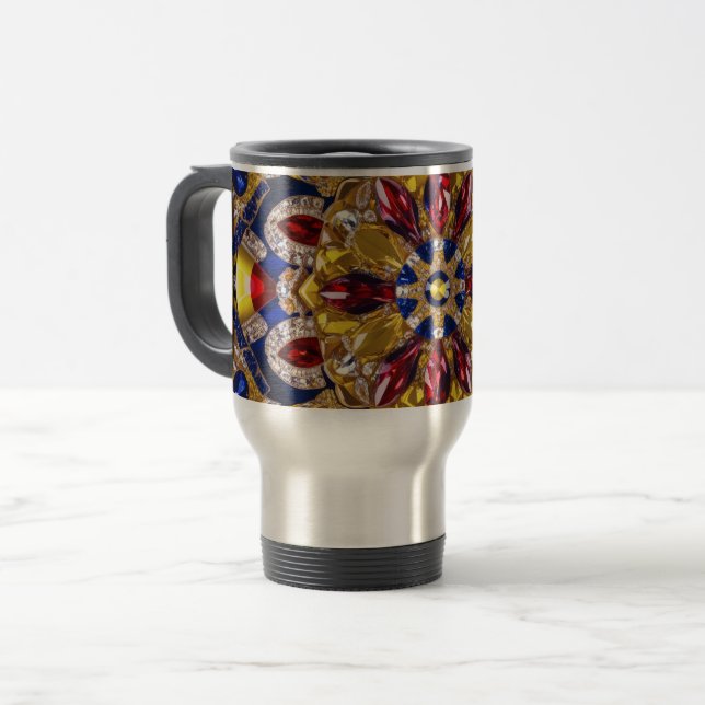 Resemugg med Colombias Färg Design (Framsida vänster)