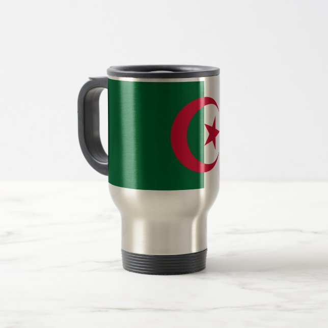 Resemugg med Flagga Algeriet (Framsida vänster)