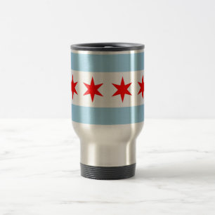 Resemugg med Flagga av Chicago - USA