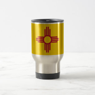 Resemugg med Flagga i staten New mexico - Förenta 
