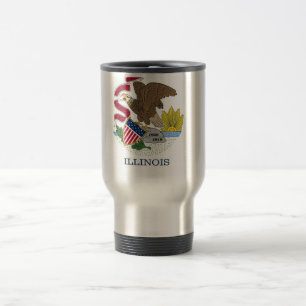 Resemugg med Flagga Illinois State - USA