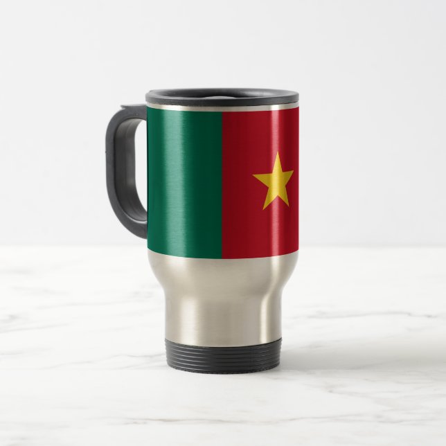Resemugg med Flagga Kamerun (Framsida vänster)