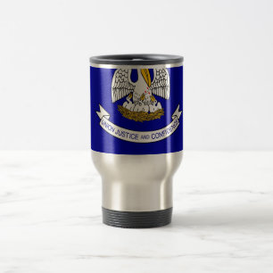 Resemugg med Flagga Louisiana-staten - USA
