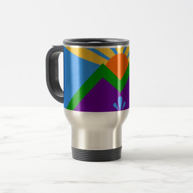 Resemugg med Flagga Manitou Vår (Framsida vänster)