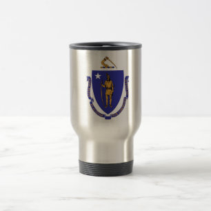 Resemugg med Flagga Massachusetts State - USA