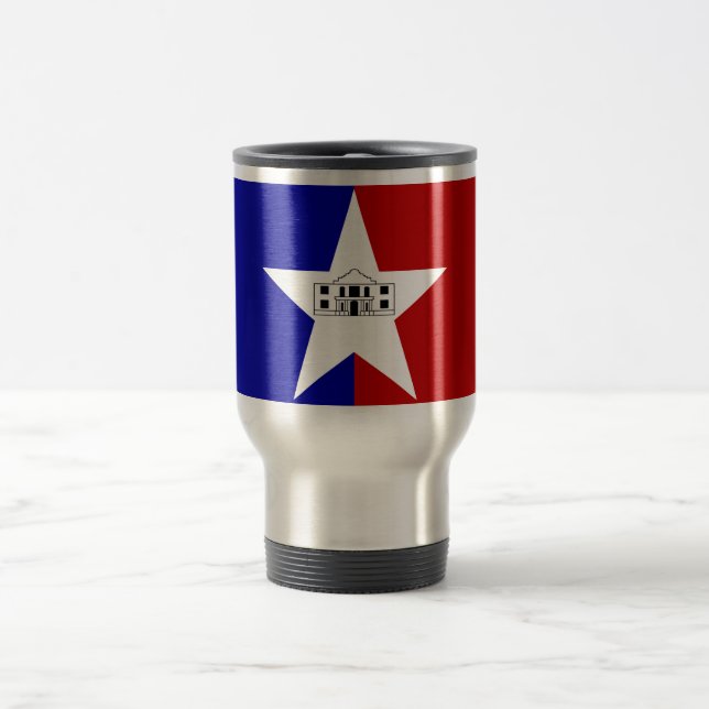 Resemugg med Flagga San Antonio, Texas, USA (Center)