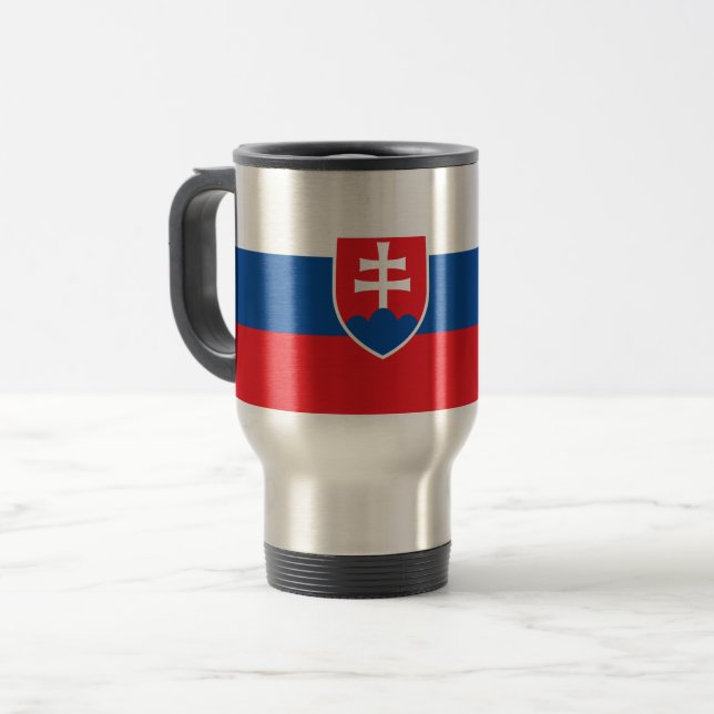 Resemugg med Flagga Slovakien (Framsida vänster)