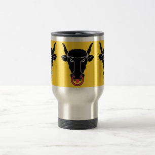 Resemugg med flaggan från kantonen Uri, Schweiz