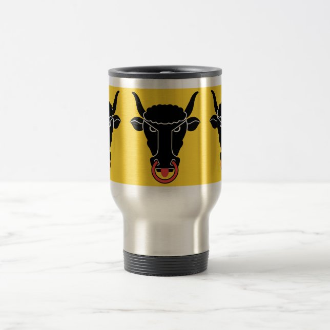 Resemugg med flaggan från kantonen Uri, Schweiz (Center)