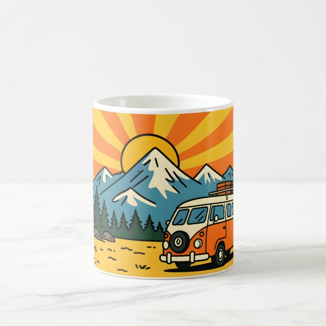 Resemugg med husbil kaffemugg (Center)