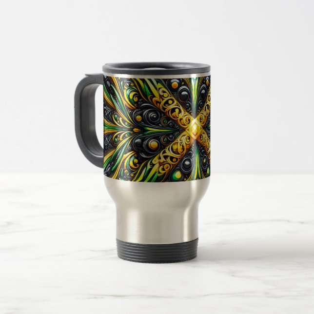 Resemugg med Jamaican Färg Design (Framsida vänster)