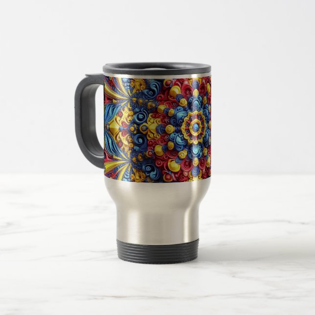 Resemugg med rumänsk Färg-design (Framsida vänster)