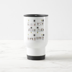Resemugg med switchdiagram för elektriker