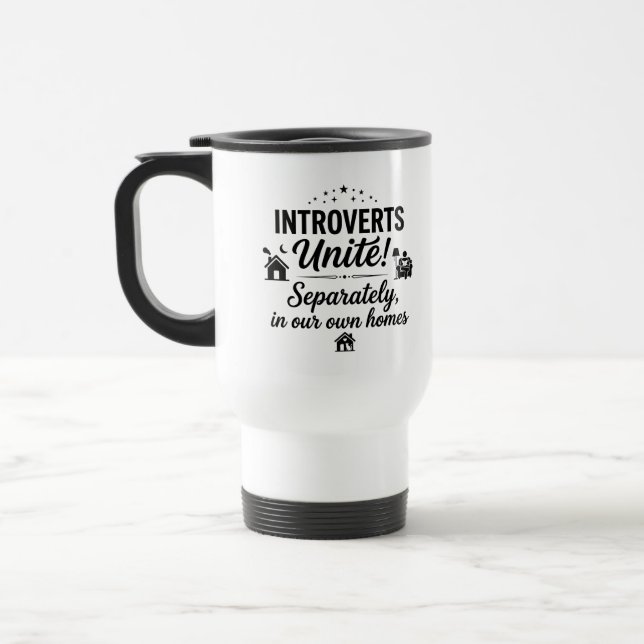 Resemugg: Morgon Introvert Kaffe Citat Resemugg (Vänster)