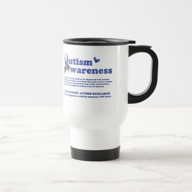 Resemugg om autismmedvetenhet (fakta om autism) (Höger)