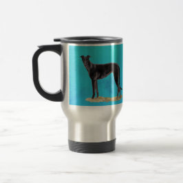 Resemuggen Black Greyhound Hund Art Resemugg