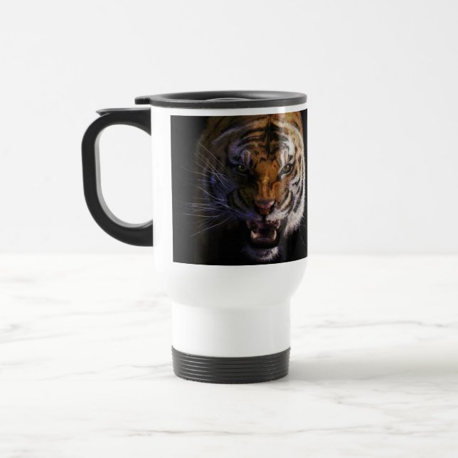 Resemuggen Roaring Bengal Tiger Wildlife Art Resemugg (Vänster)