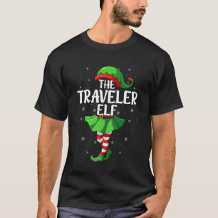 Resenär Elch jul tjejer kvinnor Elf Squad Xmas T Shirt