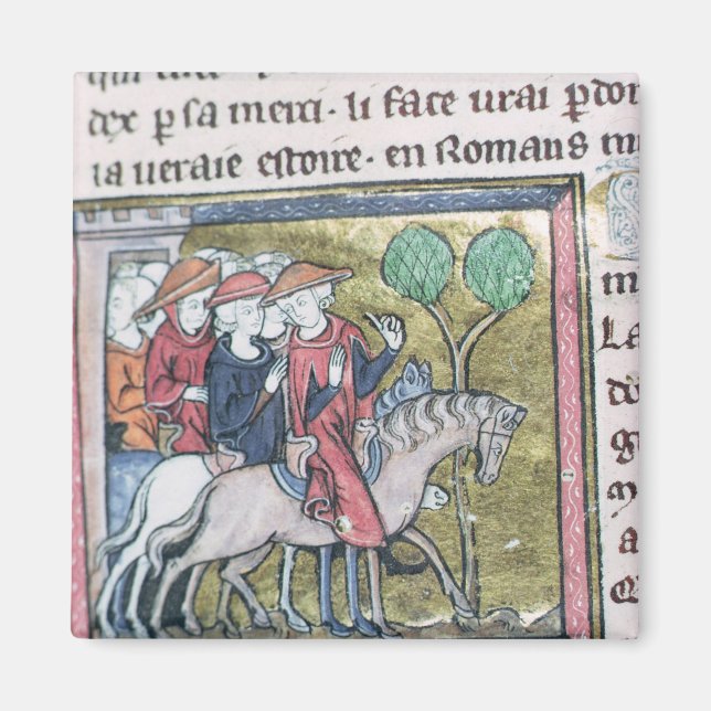 Resenärer från Roman de Jules Cesar Magnet (Framsidan)