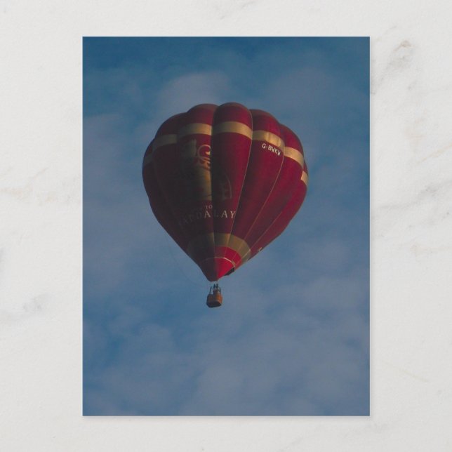 Resenärer i himlar vykort (Framsida)