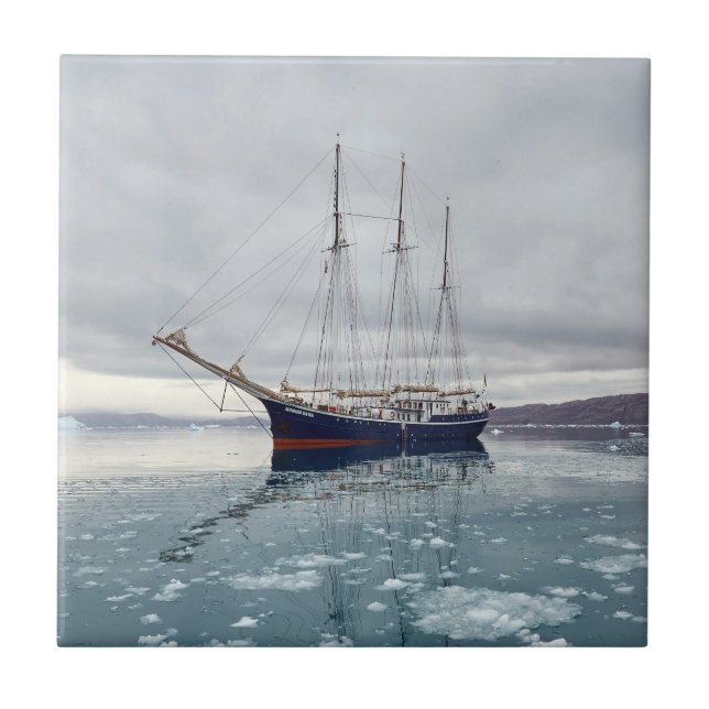 Resenärfartyget Rembrandt van Rijn 1947 Kakelplatta (Framsidan)