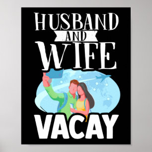 Resenärflygevacation Make och maka Vacay Poster