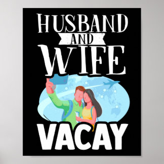Resenärflygevacation Make och maka Vacay Poster