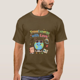 Resenergi med kärlek Söt glob T Shirt