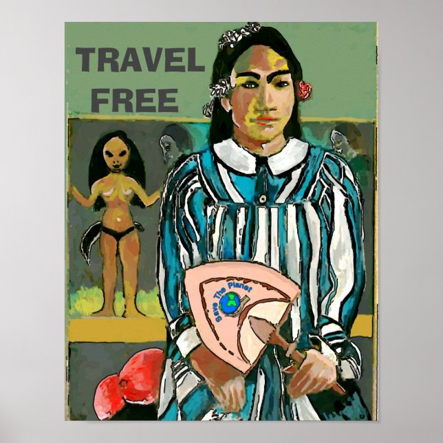 Reseöar gratis, redigera text, Poster (Framsidan)