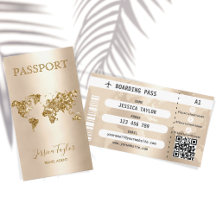 Resepass för passet Agent World Map Boarding Pass